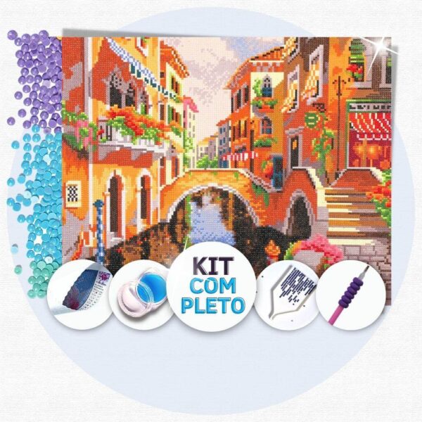Veneza - Kit Pintura com Cristais