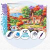 Casa no Riacho - Kit Pintura com Cristais