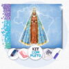 Nossa Senhora Aparecida - Kit Pintura com Cristais