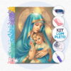 58 50x40cm - Maria e Jesus - Kit Pintura Diamante