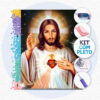 Sagrado Coração de Jesus - Kit Pintura com Cristais