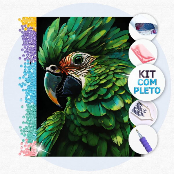 74 Arara - Kit Pintura com Cristais