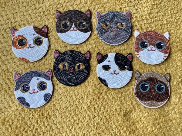 364139290_10220057901512364_9125901543292093194_n 8 Peças – Gato – Kit Porta-copos