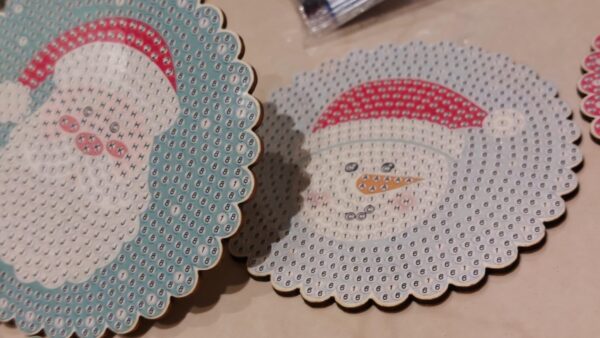 8 e 6 Peças – Combo Natal – 2 Kits Porta-copos