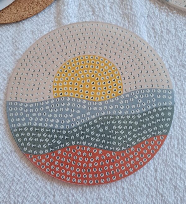 6 Peças – Montanha – Kit Porta-copos