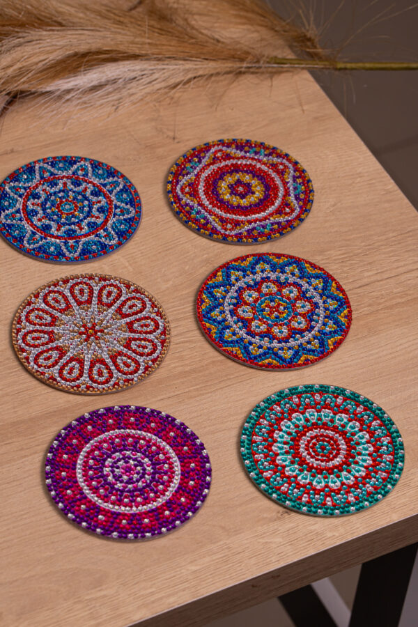 IMG_1587 6 Peças – Mandala – Kit Porta-copos