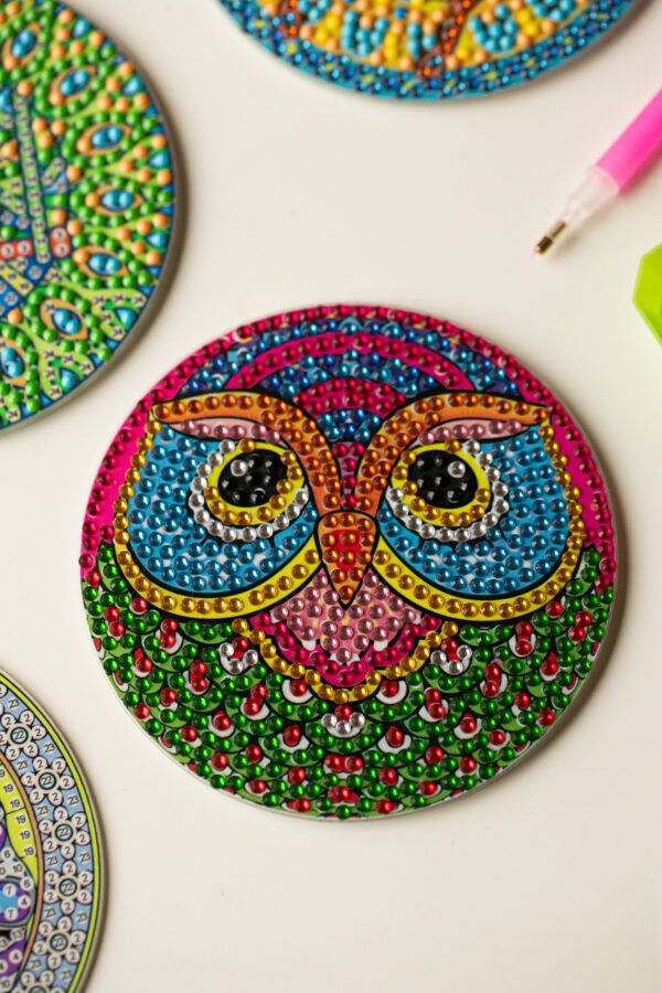 8 Peças – Animais – Kit Porta-copos