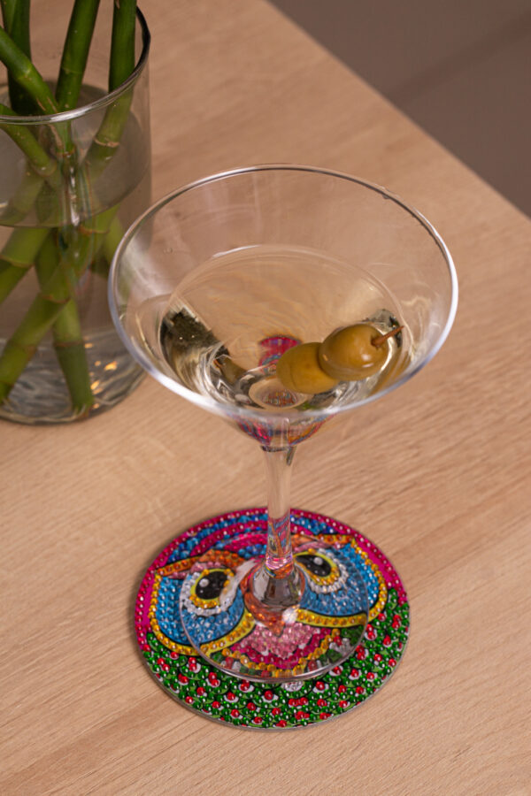 8 Peças – Animais – Kit Porta-copos