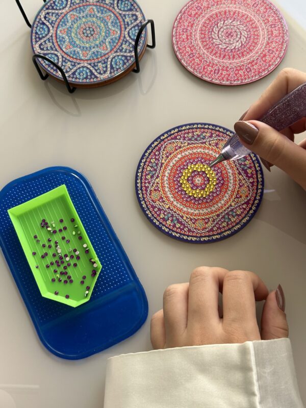 IMG_7481 6 Peças – Mandala – Kit Porta-copos