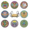 Magestic_Animals_Coaster_Set_001 8 Peças – Animais – Kit Porta-copos Pintura Diamante