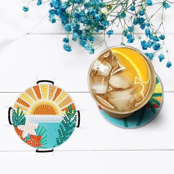 8 Peças – Brasilidade – Kit Porta-copos