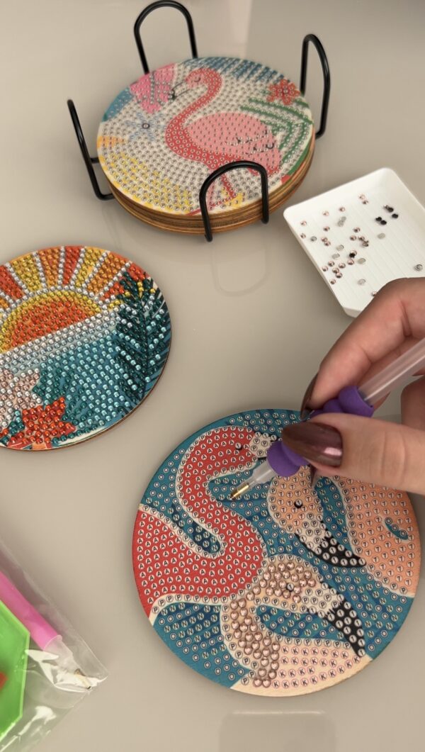 8 Peças – Brasilidade – Kit Porta-copos