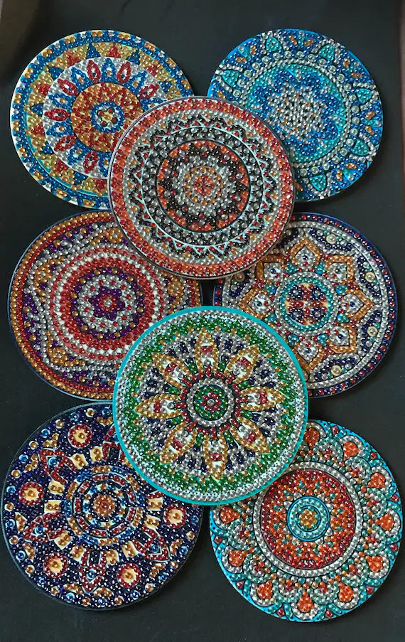 il_570xN.5723148609_nqle 8 Peças – Mandala Harmonia – Kit Porta-copos