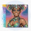 20x20cm – Rainha do Carnaval – Kit Pintura com Cristais