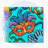 20x20cm – Carnaval Tradicional – Kit Pintura com Cristais