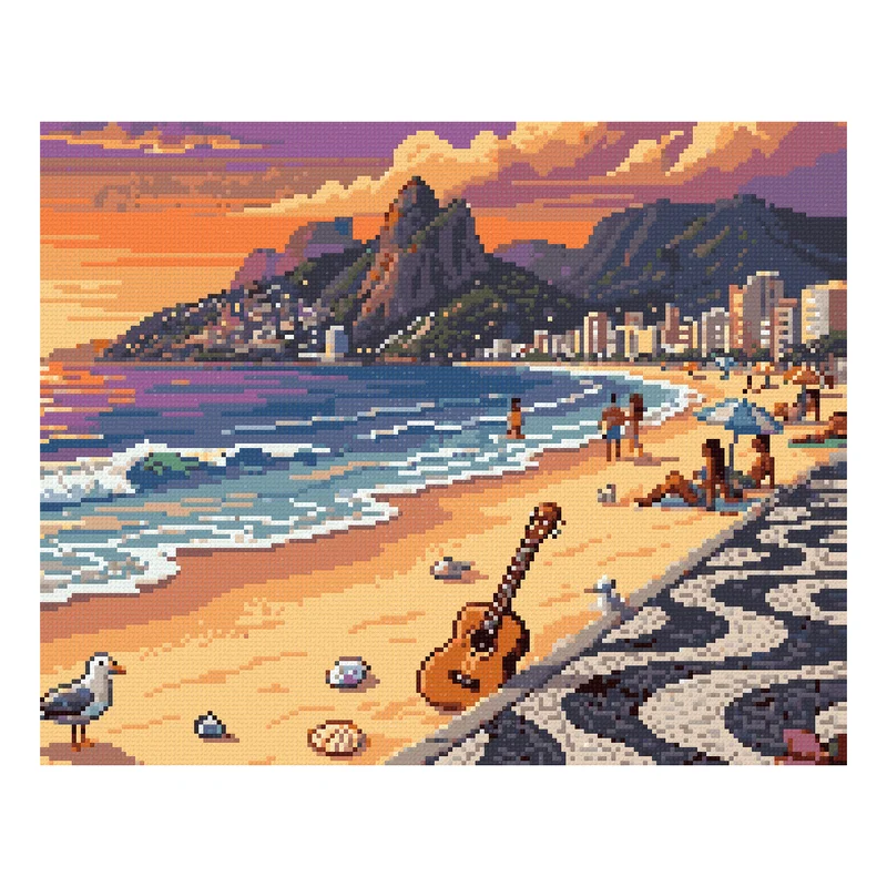 50x40cm – Eco das
  Cordas ao Entardecer
