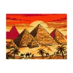 40x30cm - Pirâmides no Crepúsculo