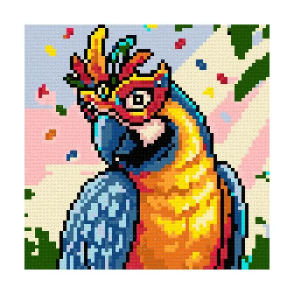 20x20cm – Arara Mascarada