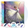 Bailarina em Flores - Kit Pintura com Cristais