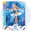 Bailarina Impressionista - Kit Pintura com Cristais