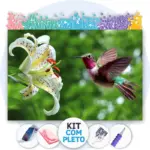 Beijando a Flor - Kit Pintura com Cristais