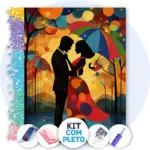 Encontro Sob As Cores - Kit Pintura com Cristais