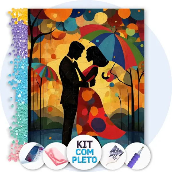 Encontro Sob As Cores - Kit Pintura com Cristais