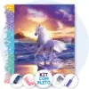 Galope Estonteante ao Mar - Kit Pintura com Cristais