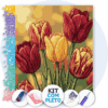 40x50cm - Tulipas - Kit Pintura com Cristais