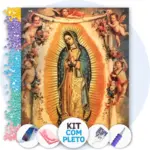 Nossa Senhora de Guadalupe - Kit Pintura com Cristais