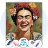 O Sorriso de Frida - Kit Pintura com Cristais