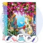 Por Dentro da Cidade - Kit Pintura com Cristais