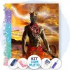Xangô Rei do Trovão - Kit Pintura com Cristais