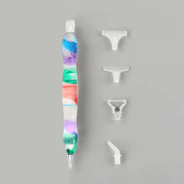 Caneta Ergonômica Colorida + Acessórios Facilitadores