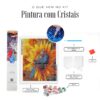 Cavalo Preto Majestoso - Kit Pintura com Cristais