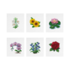 Flores 1 - Kit Mini Pintura com Cristais