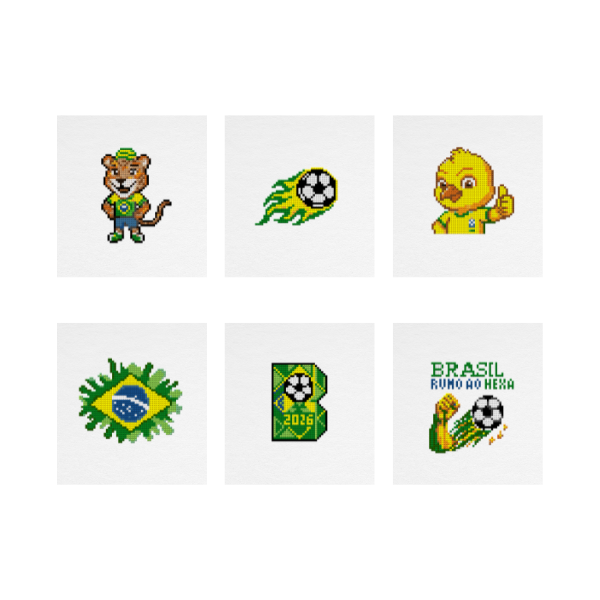 Copa 2 - Kit Mini Pintura com Cristais