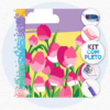 9 Tulipas Românticas – Kit Pintura com Cristais