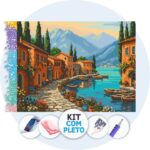 Vila Mediterrânea – Kit Pintura com Cristais