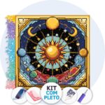 Alinhamento dos Astros – Kit Pintura com Cristais