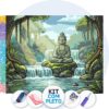 buda-meditando-na-cachoeira-capa Buda Meditando na Cachoeira – Kit Pintura com Cristais