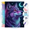 capa-17ebd9935354459e Lobo Sob a Lua – Kit Pintura com Cristais