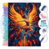 Dança da Fênix – Kit Pintura com Cristais