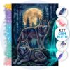 capa-a2c099afe1b243a9 Lobos Sob Luar – Kit Pintura com Cristais
