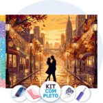 Encontro na Cidade Dourada – Kit Pintura com Cristais