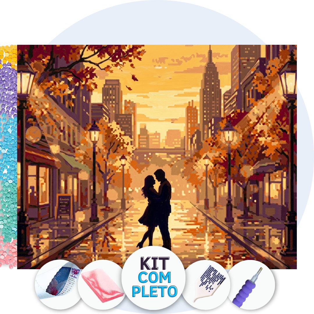 Encontro na Cidade Dourada – Kit Pintura com Cristais