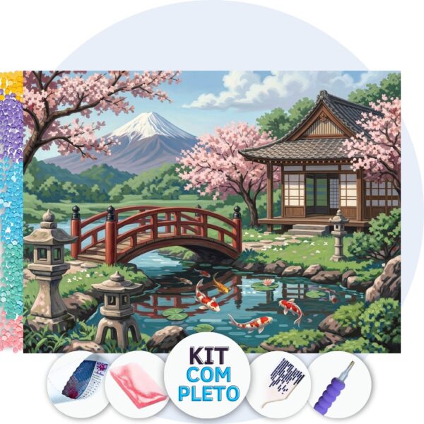 capa-c193ffefe4a14528 Jardim Japonês com Cerejeiras – Kit Pintura com Cristais