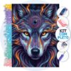 capa-e5a41f9d00dc48ed Lobo Cósmico Místico – Kit Pintura com Cristais