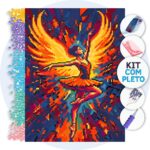 Dança da Fênix – Kit Pintura com Cristais