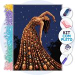 Dançarina de Cristais – Kit Pintura com Cristais